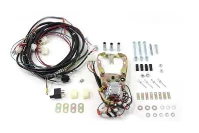 V-Twin 87-88 DSH Assy 5 Light Dash Base Wiring Harness Assembly for Harley Davidson FXST and FLST Models by V-Twin