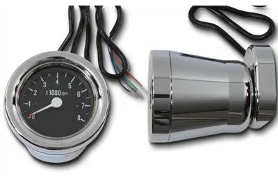 V-Twin 39-0202 60mm Electric Tachometer Housing Kit for Harley Davidson FXST by V-Twin