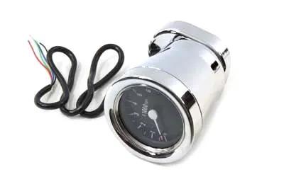 V-Twin 39-0202 60mm Electric Tachometer Housing Kit for Harley Davidson FXST by V-Twin