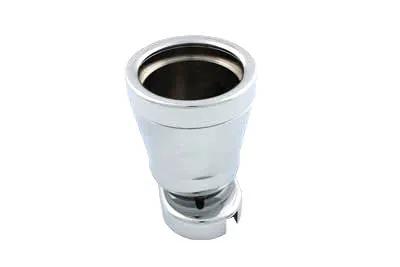 V-Twin 60mm Chrome Speedometer Housing with Center Stem Mount Compatibility by V-Twin