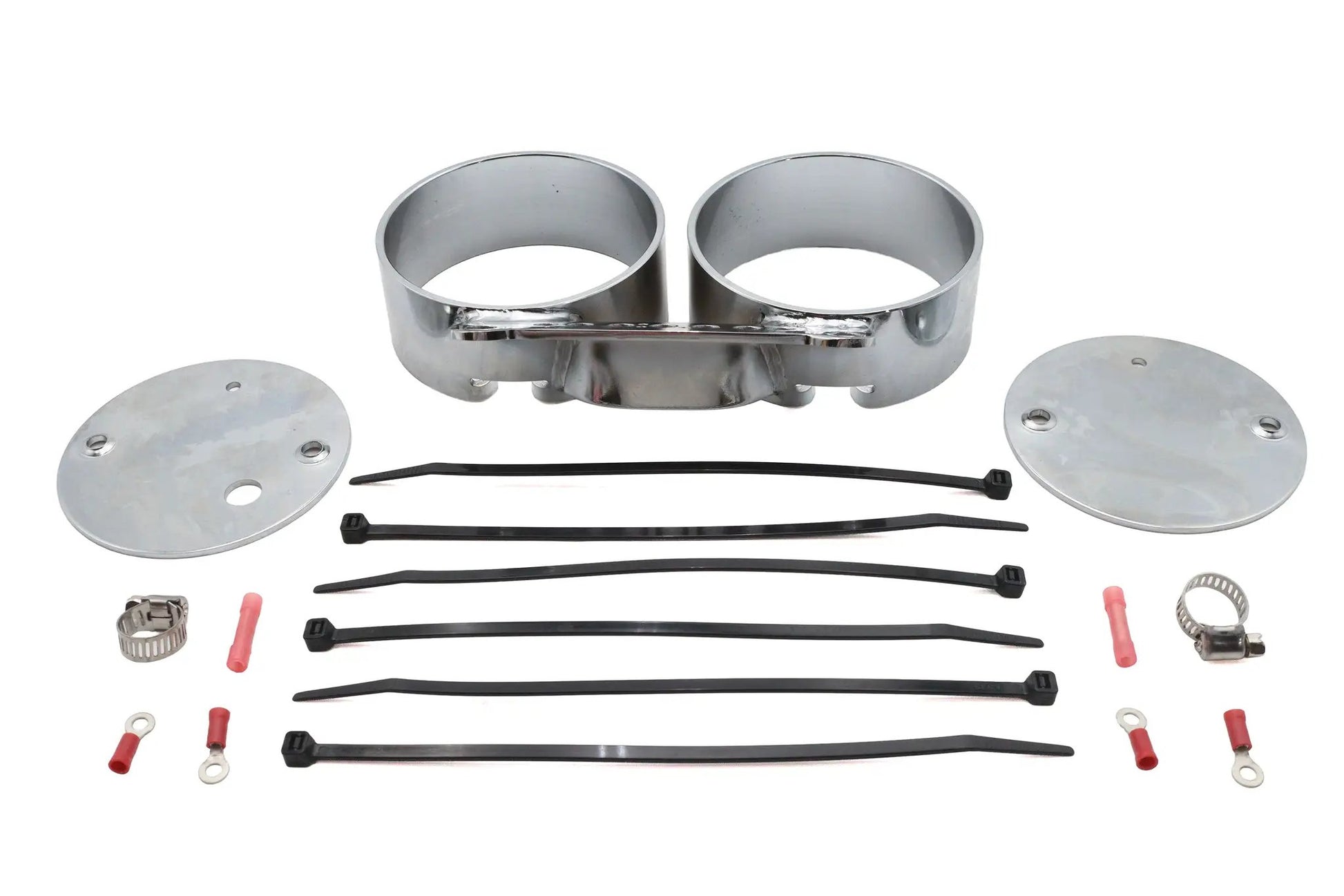 V-Twin Dual Gauge Mount Bracket Chrome Part T21-6924 for Harley Davidson XL Models by V-Twin