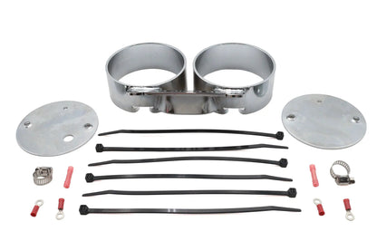 V-Twin Dual Gauge Mount Bracket Chrome Part T21-6924 for Harley Davidson XL Models by V-Twin