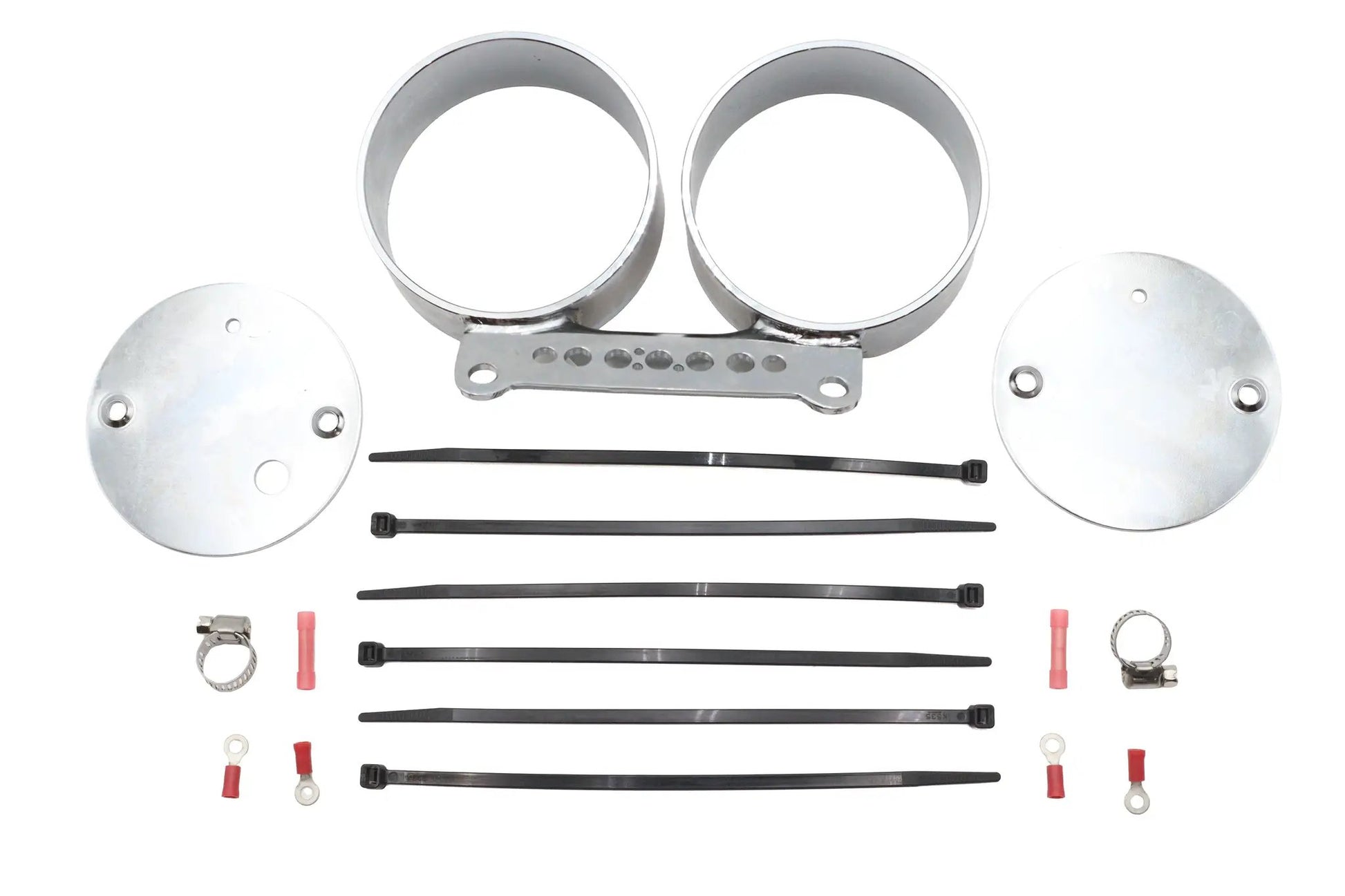 V-Twin Dual Gauge Mount Bracket Chrome Part T21-6924 for Harley Davidson XL Models by V-Twin