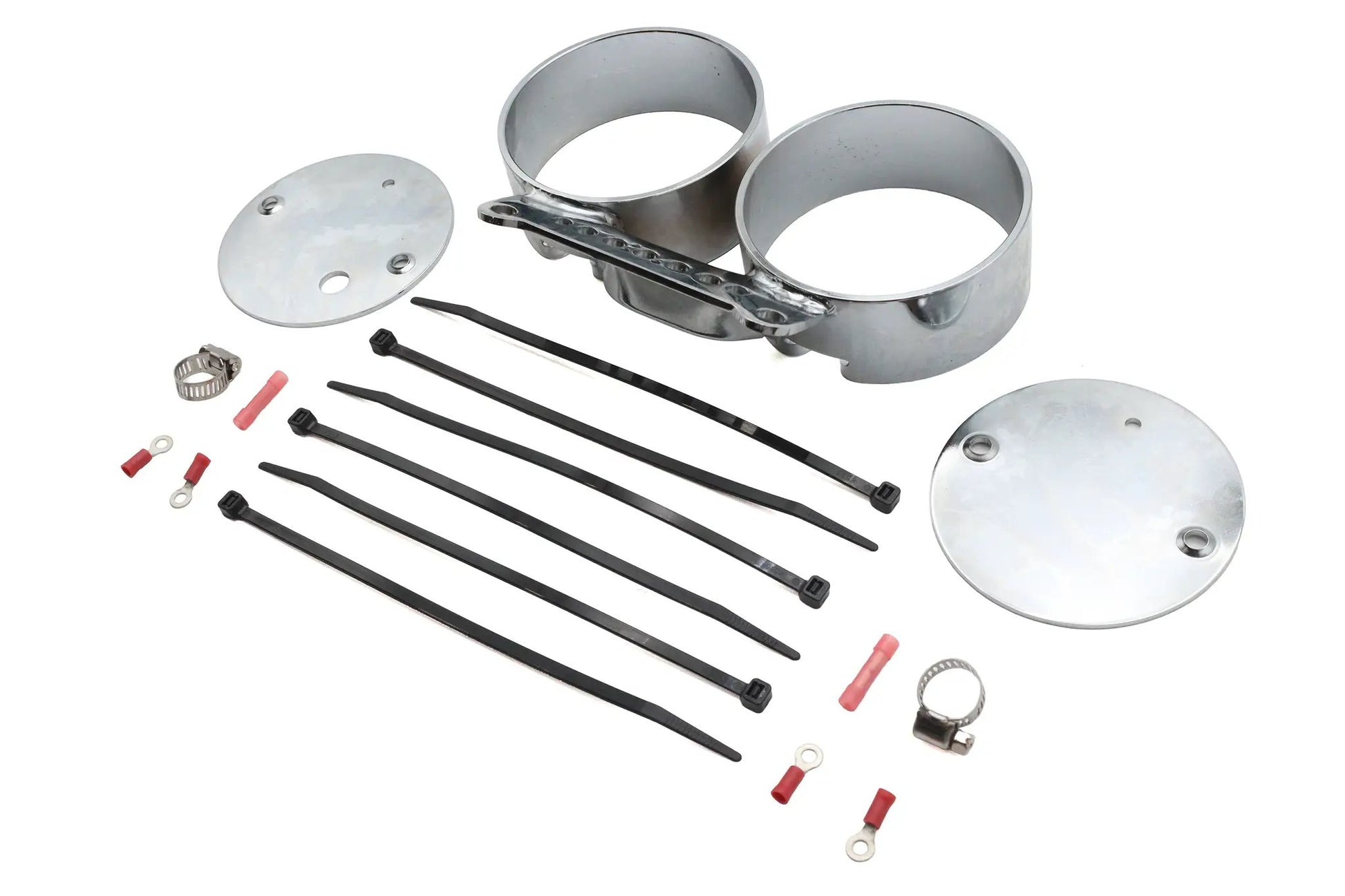 V-Twin Dual Gauge Mount Bracket Chrome Part T21-6924 for Harley Davidson XL Models by V-Twin