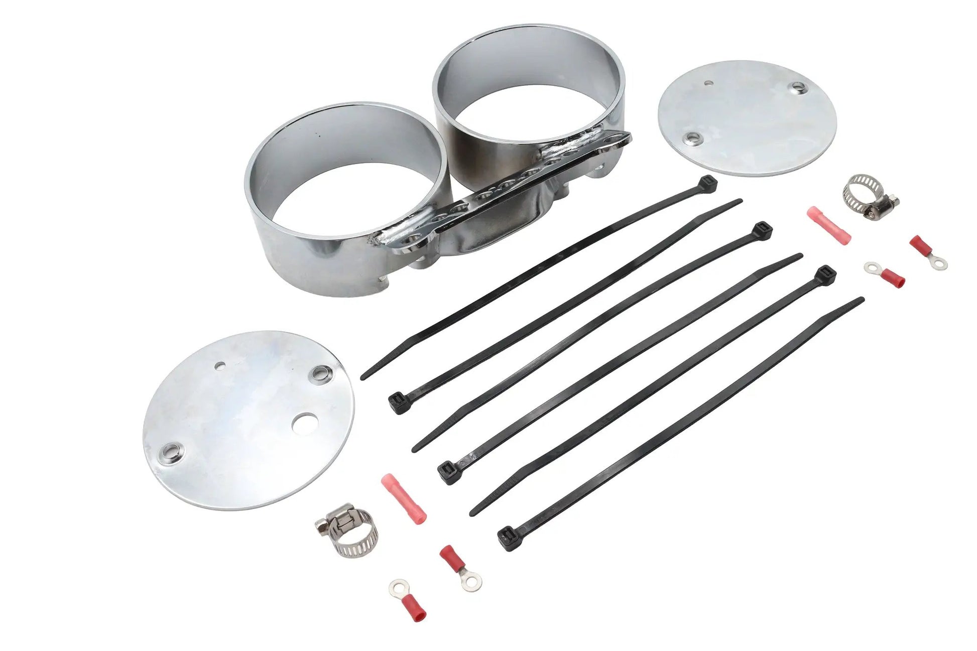 V-Twin Dual Gauge Mount Bracket Chrome Part T21-6924 for Harley Davidson XL Models by V-Twin