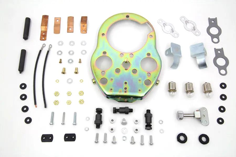 V-Twin 39-0229 Cateye Dash Base Assembly for Harley Davidson W and G Models by V-Twin