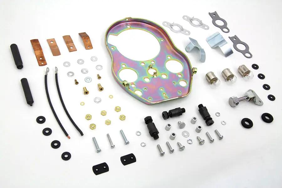 V-Twin 39-0229 Cateye Dash Base Assembly for Harley Davidson W and G Models by V-Twin