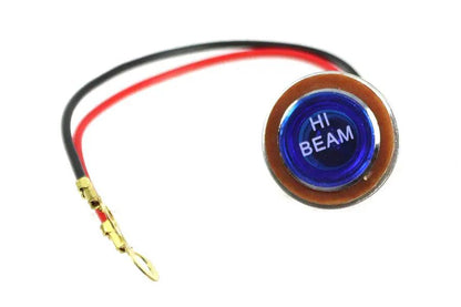 V-Twin Blue High Beam Indicator Lamp for Harley Davidson FX and XL Models by V-Twin