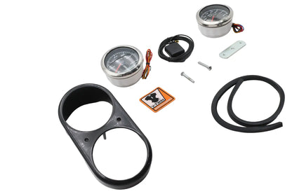 V-Twin GPS Speedometer and Tachometer Dash Kit for Harley Davidson FXR and FXE Models by V-Twin