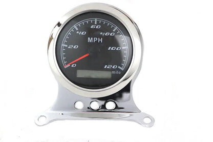 V-Twin 85mm GPS Speedometer Kit for Harley Davidson FXR & XL Models by V-Twin