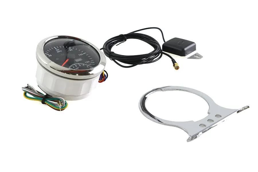 V-Twin 85mm GPS Combo Tachometer and Speedometer Kit for Harley Davidson FXR and XL Models by V-Twin