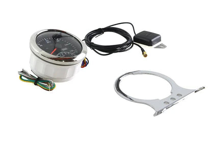 V-Twin 85mm GPS Combo Tachometer and Speedometer Kit for Harley Davidson FXR and XL Models by V-Twin