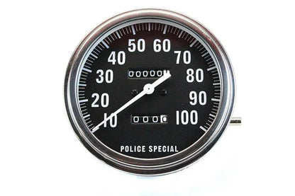 V-Twin Replica Police 2:1 Speedometer for Harley Davidson FL Models by V-Twin
