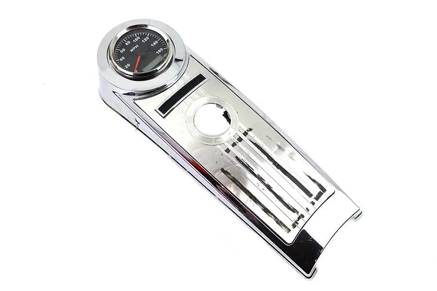V-Twin Chrome Speedometer Adapter Ring for Harley Davidson FLST Models by V-Twin
