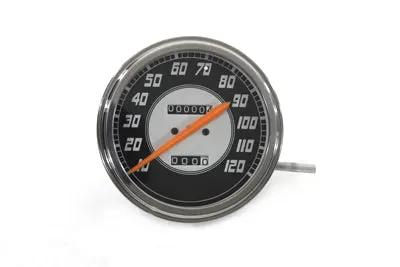 V-Twin Speedometer with 2:1 Ratio and Orange Needle for Harley Davidson FL (1941-1950) by V-Twin