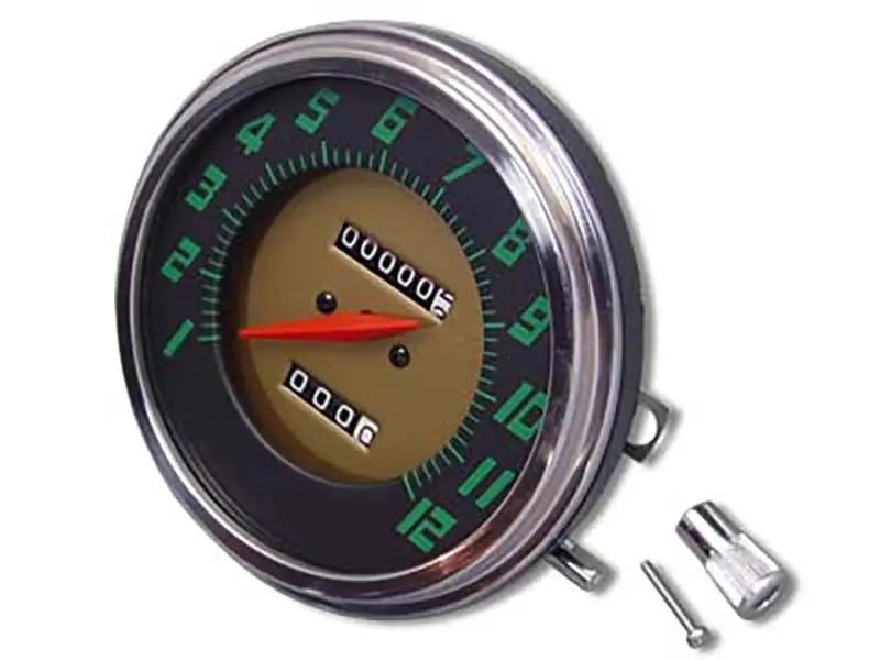 V-Twin Speedometer with 2:1 Ratio – Fits 1948-1957 Harley Davidson FL Models by V-Twin