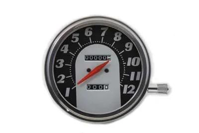 V-Twin Tombstone Style Speedometer with 1:1 Ratio for Harley Davidson FL (1962-1971) by V-Twin