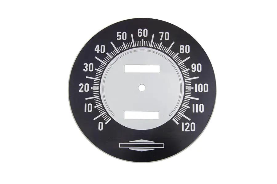 V-Twin Speedometer Tin Face for 1968 Harley Davidson FL by V-Twin