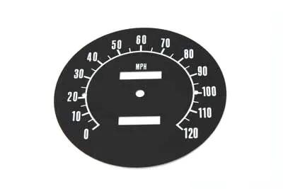 V-Twin A-7382 Speedometer Tin Face for Harley Davidson FL Models by V-Twin