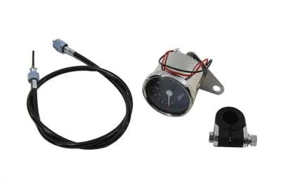 V-Twin 21-6903 60mm Mini Tachometer with Easy Installation and Chrome Accents by V-Twin