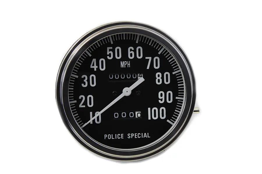 V-Twin Speedometer 2:1 Police Special for Harley Davidson FL (1941-1950) by V-Twin