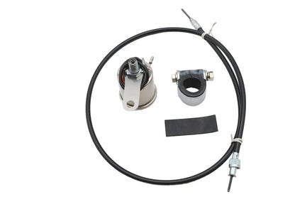 V-Twin Deco Mini 48mm Speedometer Kit with 2:1 Ratio - Classic Motorcycle Instrument Cluster by V-Twin