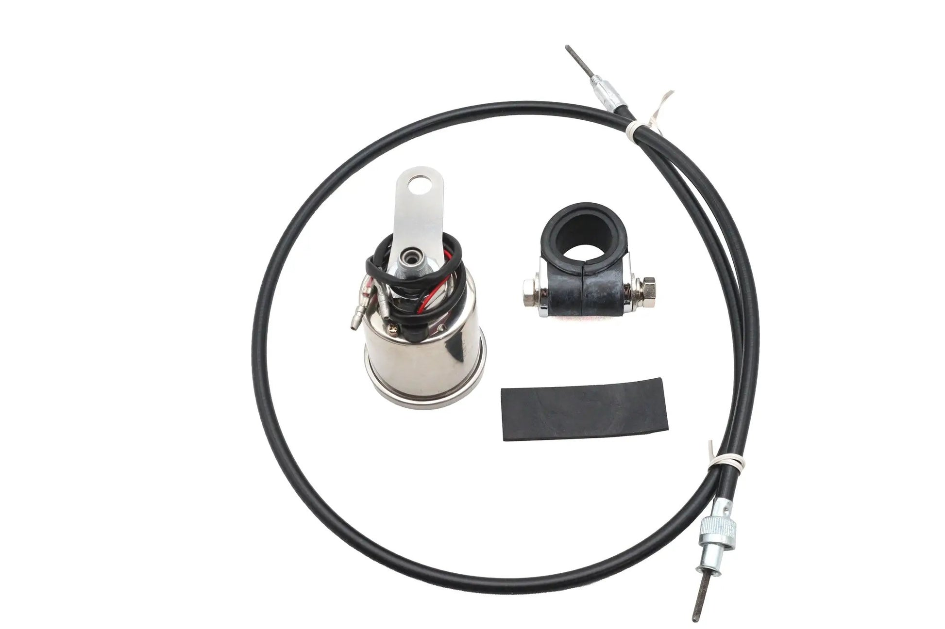 V-Twin Deco Mini 48mm Speedometer Kit with 2:1 Ratio - Classic Motorcycle Instrument Cluster by V-Twin