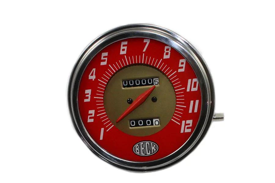 V-Twin Replica Speedometer with 2240:60 Ratio for Harley Davidson FXST and FLST Models by V-Twin