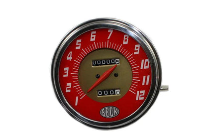V-Twin Replica Speedometer with 2240:60 Ratio for Harley Davidson FXST and FLST Models by V-Twin
