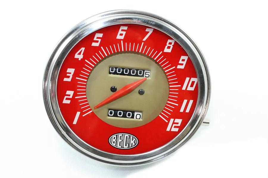 V-Twin Replica Speedometer with 2240:60 Ratio for Harley Davidson FXST and FLST Models by V-Twin