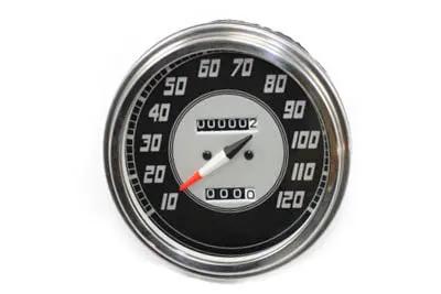V-Twin Speedometer with 2240:60 Ratio and Late Needle for Harley Davidson FXST & FLST Models - Part #72410 by V-Twin