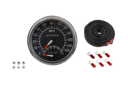 V-Twin Speedometer with 2240:60 Ratio and Tachometer for Harley Davidson FXST & FLST Models by V-Twin