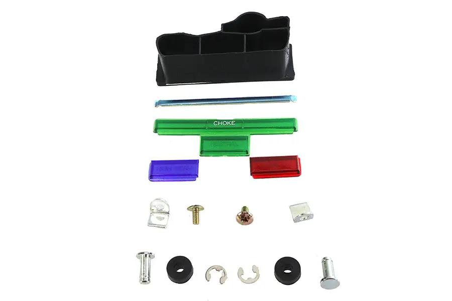 V-Twin Dash Panel Lens Hardware Kit for Harley Davidson FL (1975-1984) by V-Twin