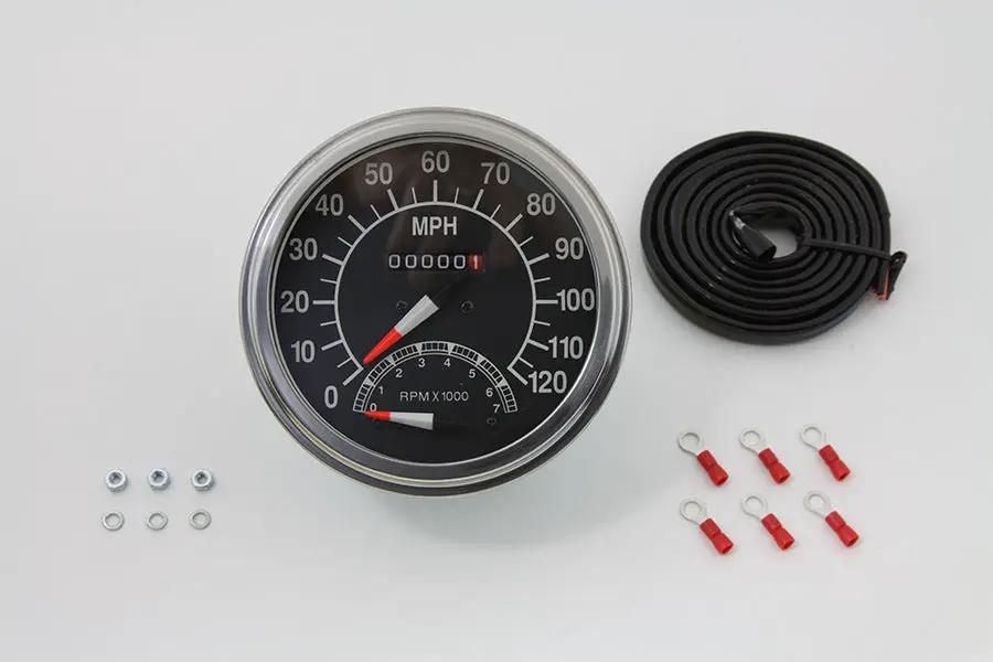 V-Twin Speedometer with 2:1 Ratio and Tachometer for Harley Davidson FL (Part #71479) by V-Twin