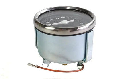 V-Twin Speedometer Head with 2:1 Ratio for Harley Davidson FX Models - 4 Inch Diameter by V-Twin