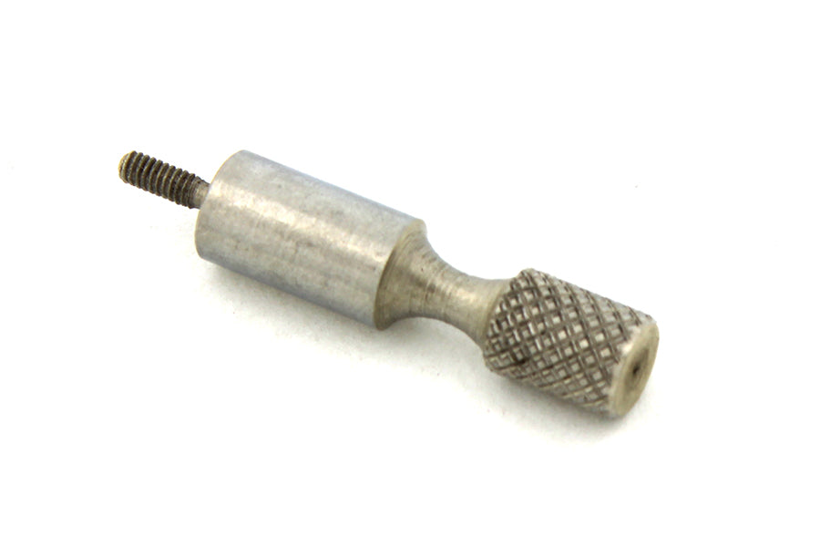 V-Twin Knurled Stainless Steel Speedometer Reset Knob Part #76495 for Harley Davidson FL & FXST Models