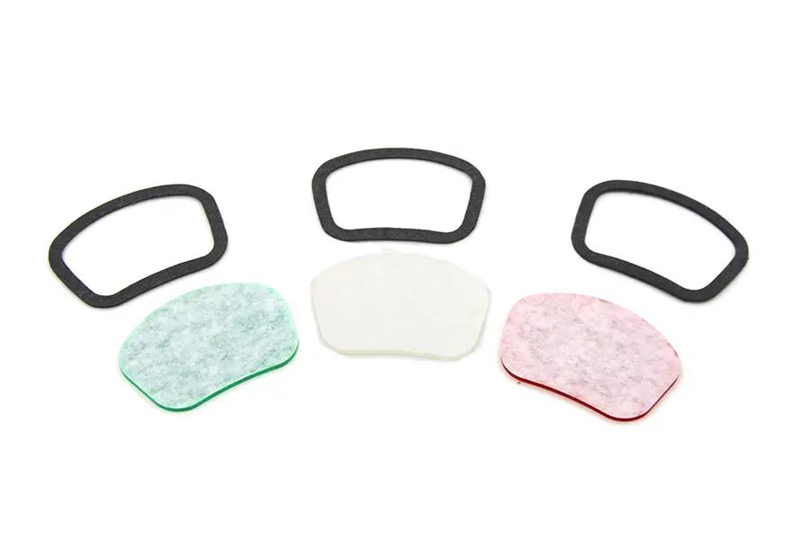 V-Twin Dash Panel Lens Set for Harley Davidson 1936-1937 EL, UL, WL Models by V-Twin