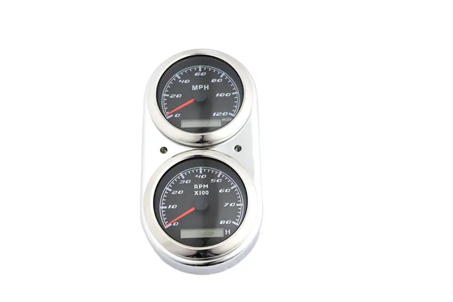 V-Twin FXDL Dash Panel Chrome - Fits 1995-2003 Harley Davidson FXDL Models by V-Twin