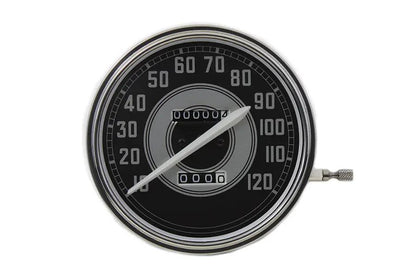 V-Twin Replica 2:1 Speedometer with White Needle for Harley Davidson FL Models by V-Twin