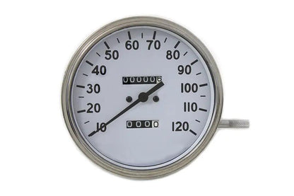 V-Twin Replica 2:1 Speedometer with Black Needle for Harley Davidson FL Models - Part #70848DC by V-Twin