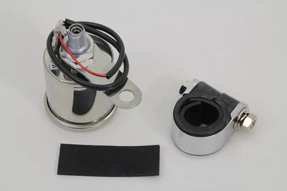 V-Twin Mini 48mm Speedometer with 2240:60 Ratio and Includes Cable & Mount Clamp by V-Twin