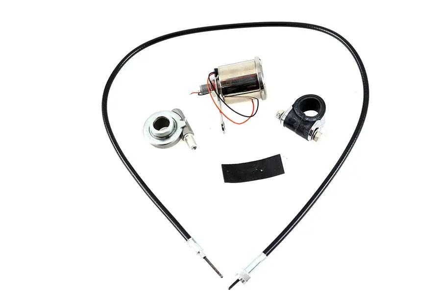 V-Twin Mini 48mm Speedometer with 2:1 Ratio Kit by V-Twin