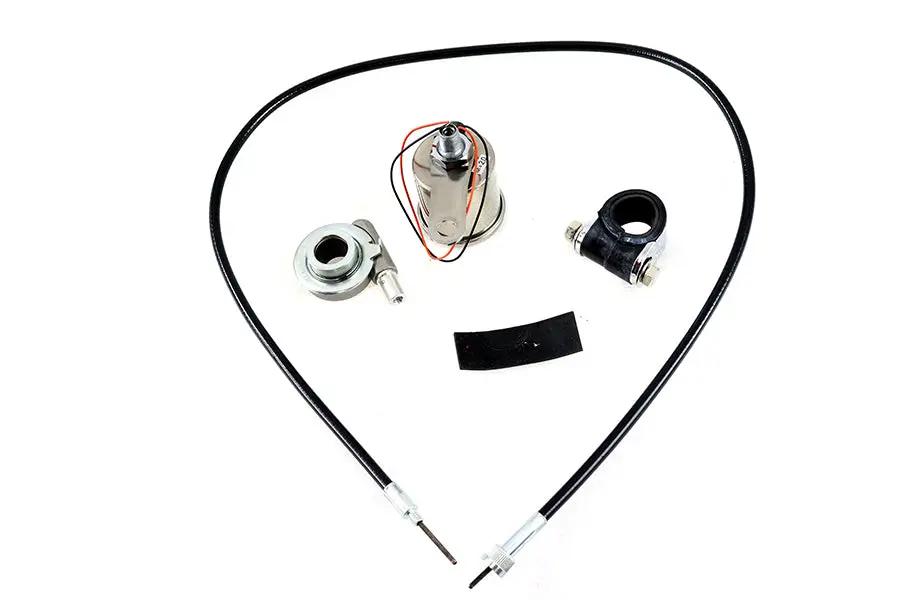 V-Twin Mini 48mm Speedometer with 2:1 Ratio Kit by V-Twin
