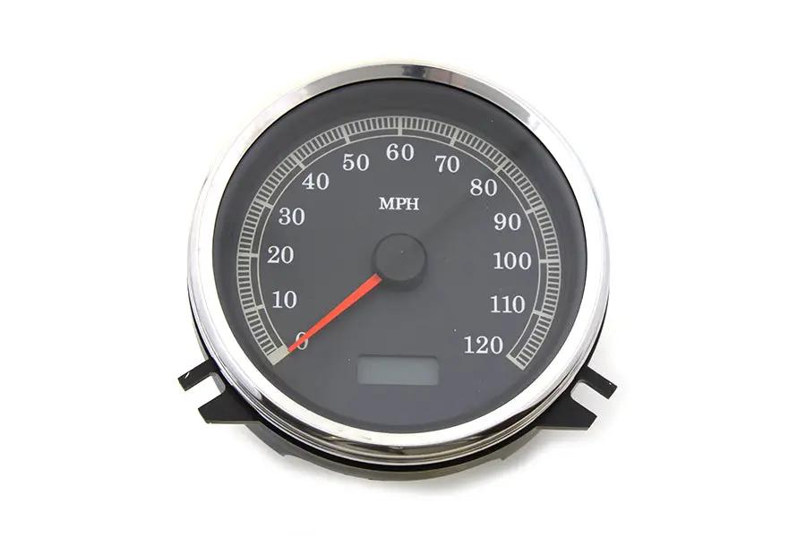 V-Twin Electronic Speedometer Part #76592 for Harley Davidson FXST, FLST, FLHR, FXDWG Models by V-Twin