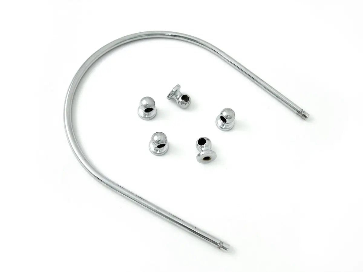 V-Twin Dash Panel Chrome Trim Rail Kit for Harley Davidson FL (1947-1956) by V-Twin