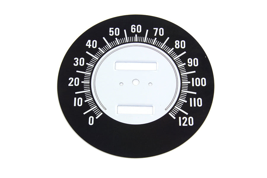 V-Twin Speedometer Tin Face for 1968 Harley Davidson FL