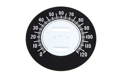 V-Twin Speedometer Tin Face for 1968 Harley Davidson FL