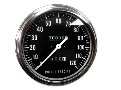 V-Twin Replica Police 2:1 Speedometer for Harley Davidson FL (1962-1971) by V-Twin