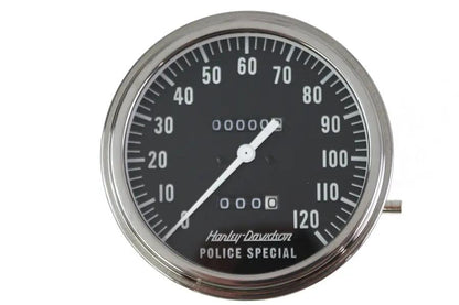 V-Twin Replica Police 1:1 Speedometer for Harley Davidson FL Models by V-Twin
