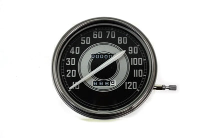 V-Twin Replica 2:1 Speedometer with White Needle for Harley Davidson FL 1940-1945 by V-Twin